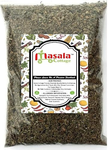 Mullein Dried Leaves | Leaf Herb Dried Cut Leaves Herbal Tea Premium Quality by Masala Cottage® 25g-1.9kg (50, Grams)