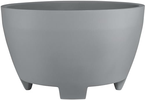 Geli Pflanzkübel MEGALOS 80 cm in versch. Farben, Farbe:hellgrau