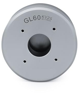 GL Series Out-running Gimbal Brushless Motor GL60 Precision Hollow Shaft (Color : KV25 with encoder)