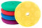BATOCA 125mm Polierschwamm 5-teiliges Set, Wachsschwamm, Autopolierschwamm Polierpads Reinigungsschaum-Set Geeignet für 125mm Rückwand-Polierer/Schleifer