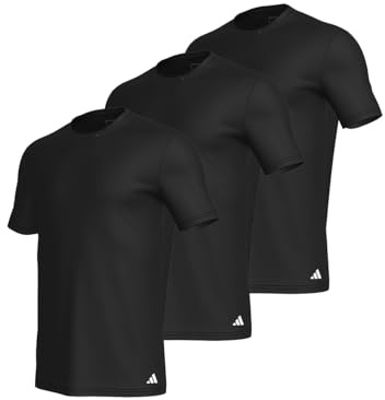 Adidas Herren Crew Neck Shirt (3pk) - Active Core Cotton Baselayer-Shirt (3er Pack)