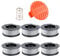 XIJIANG A6485-XJ Bobina di Filo di Ricambio, per Decespugliatore Black Decker BESTA530-QS BESTA530CM-QS BESTA530C10-QS BCSTE636L1-QW BCST918B-XJ STC1820CM-QW STC1820PCB-XJ ST1823-QW GLC1823L20