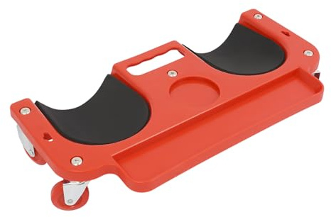 PattenlLevi Rollende Knieschützer mit 5 Universalräder und Werkzeugablage,Drehbar Werkstatt Knierollbrett Rolling Hybrid Kniepolster Rolling Knee Pads Kniebrett mit Rollen Max. 100 kg