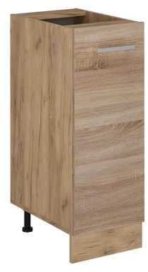 Vicco Apothekerschrank R-Line, Medizinschrank für die Küche, Sonoma, 30 cm ohne Arbeitsplatte