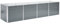 Festnight Hochbeet Metall 320x80x77 cm Hochbeete für Garten Balkon Terrasse Kräuterbeet Gemüsebeet Verzinkter Stahl Hochbeet Groß Grau