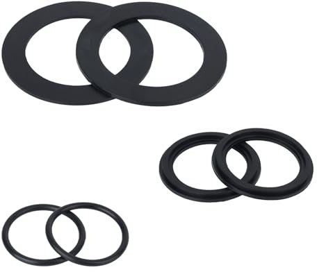 lasuroa 6pcs 25076rp Washer and Ring Kit, Rubber Pool Plunger Valve Seals Pool Hose Washers O Ring Fittings Accessories for Intex Plunger Valve & Replacement Parts Repair Gasket 10262 10745 10255