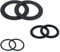 lasuroa 6pcs 25076rp Washer and Ring Kit, Rubber Pool Plunger Valve Seals Pool Hose Washers O Ring Fittings Accessories for Intex Plunger Valve & Replacement Parts Repair Gasket 10262 10745 10255