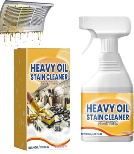100ml Powerful Kitchen Foam Cleaner,Kitchen Cleaner Spray,Stain Remover Spray,Grease Remover,Degreaser Kit-Chen Heavy Duty,Fresh Fragrance,Multi-Purpose Foam Clea-Ner For Range Hoods,Grime And Grease