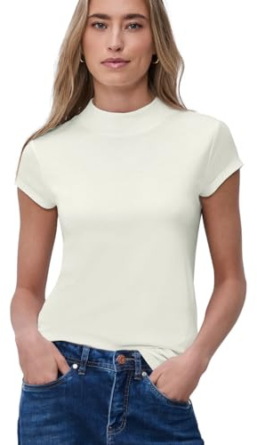 Damen Basic Shirt mit Turtle Neck