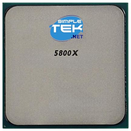 SIMPLETEK - Processore 5800X 3.40GHz Turbo 4.80GHz - Socket AM4-8 Core/16 Thread - Senza Grafica Integrata - Senza Dissipatore