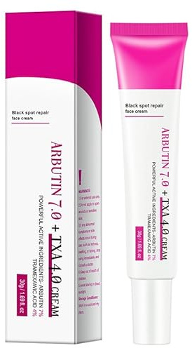 Arbutine 7% + acide tranexamique 4% crème, anti taches pour le visage, ciblant les taches pigmentaires,éclaircissant le teint