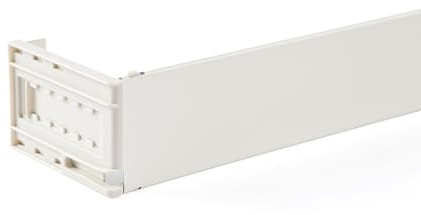 Kenney 506AP Classic 2.5 Adjustable Projection, 28 to 48-Inch Wide Pocket Curtain Rod, White