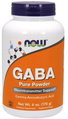 NOW Foods GABA Powder (170g) Unflavored
