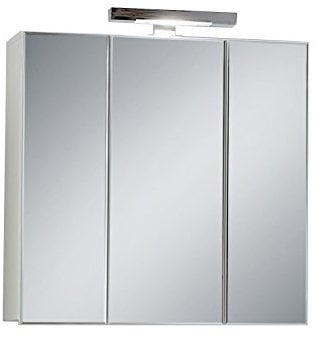 FMD Möbel, 925-003 Zamora 3 Spiegelschrank, melaminharz beschichtete spanplatte, maße 70.0 x 69. 0 x 19.0 cm