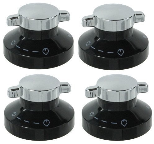 First4spares Gas Control Knobs for Belling 444445523 444445724 Ovens/Cookers/Hobs (Pack of 4)