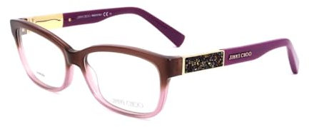 Brillen Jimmy Choo JC110 F1A SHADED BROWN PINK 53/15/ WOMAN