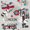 Decoprint Jugendzimmer Vlies Tapete smita WHAT'S UP? WU17624 London Schwarz Weiß Rot Blau