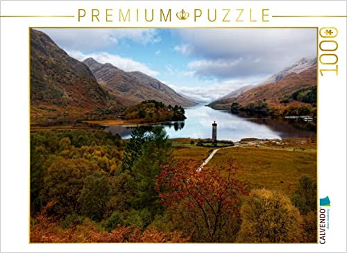CALVENDO Puzzle Glenfinnan Monument, Schottland 1000 Teile Puzzle quer | Lege-Größe cm Foto-Puzzle für glückliche Stunden