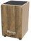 DIMAVERY CJ-520 Cajon, Nussbaum | Mit Snareeffekt | Inkl. gepolsterter Tasche mit Schultergurt