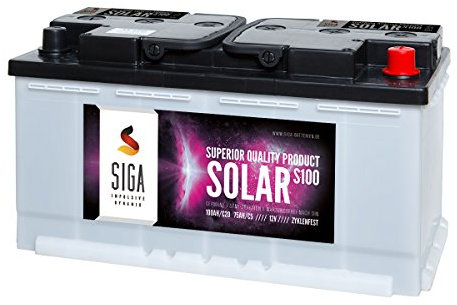 Solarbatterie 100Ah Versorgungsbatterie Wohnmobil Boots Batterie S100