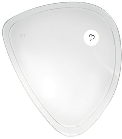 Cressi Negative Big Eyes Evo Tauchmaske, Transparent-durchsichtig, Size 3.5/DX
