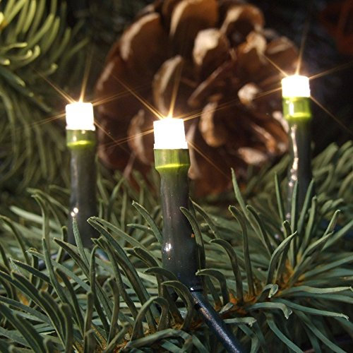 Star-Max Lichterkette mit 400 warmweißen LEDs, IP44, 40m