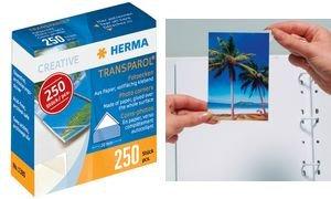 HERMA Transparol Fotoecken, enthielt 500 Stücke