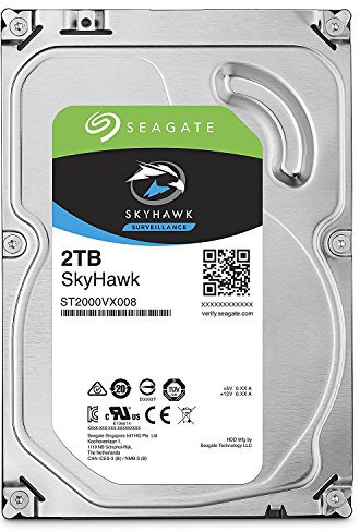 Seagate Skyhawk Surveillance HDD ST2000VX008 - HDD - 2 TB - Intern - 3.5 - SATA 6Gb/s - 5900 RPM - Puffer: 64 MB