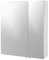Schildmeyer Basic Spiegelschrank ohne Beleuchtung 134105, weiß Glanz, 60 cm