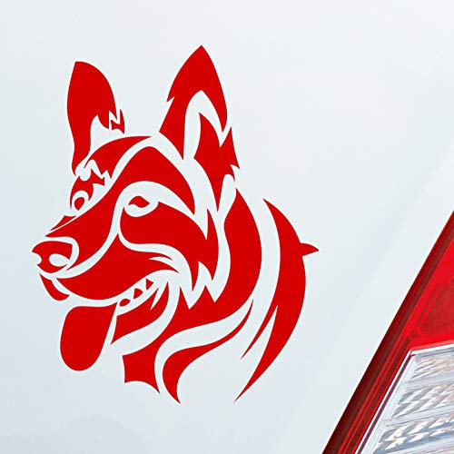 Hellweg Druckerei Deutscher Schäferhund Hund Schaeferhund Auto Aufkleber Sticker Heckscheibenaufkleber