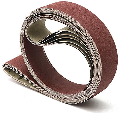 EsportsMJJ 6Pcs 5X182Cm per Levigatura Nastri 180-800 Graniglia Abrasivi per Levigatrice