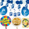 HHO Rentner-Party Ruhestand Pensionär-Party Lass Uns Feiern! Luftballons Girlande Hängespiralen Folienballons