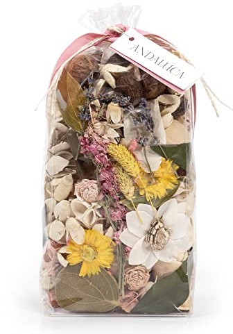 Andaluca Potpourri-Beutel und Duftfläschchen, groß, 570 ml Geheimnisse des Frühlings