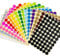 JANYUN 2240 Stück 19mm Runde Punktaufkleber 16 Farben Bunte Selbstklebende Klebepunkte Aufkleber Kleine Farbkodierung Etiketten Markierungspunkte zum Beschriften