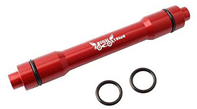 VOANZO Adapter-Spießadapter aus Aluminiumlegierung, 15 mm Vorderachse auf 9 mm Schnellspanner, für Mountainbike, 100 mm, Rot