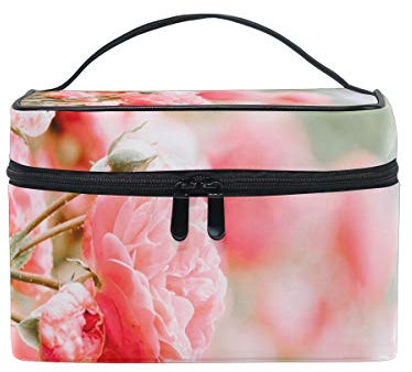 Hengpai Roses Buds Bush Kosmetiktasche Reise Make-up Zug Koffer Aufbewahrung Organizer für Frauen