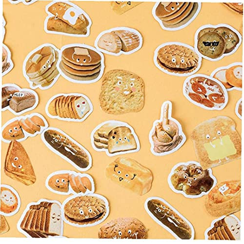 46pcs Kawaii Bread Aufkleber Nette Briefpapier-aufkleber Aufkleber Für Scrapbooking Tagebuch Alben Supplies