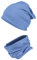 TupTam Jungen Beanie Mütze und Schlauchschal 2er Set, Farbe: Jeans, Hat Size: 56