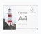 Exacompta - 84858QD - 1 bolsillo de pared (atornillable y pegado) A4 horizontal - PMMA (acrílico) de calidad - Alta transparencia - Color cristal