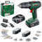 Bosch 06039D4103 Batterie Rechargeable Schlagbohrmaschine 18V 2X1.5AH S-Box