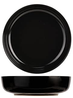 Cosy & Trendy Assiette creuse BALTIC Black-Grès-D18,5XH5CM-Lot de 6