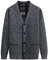 yuyungongsi Men's Cardigans with Buttons Classic Mens Cardigans for Men UK with Pockets Gentleman v Neck Mens Jumper Grey Black Knitted Sweatshirts Jumpers for Men UK Dark Gray XL