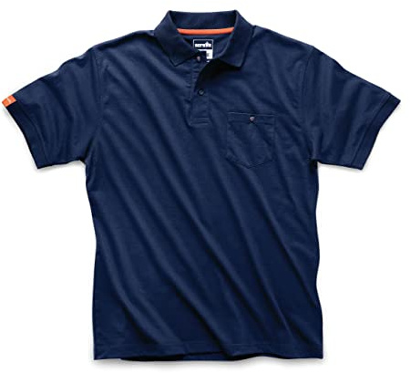 Scruffs Eco Worker Polo Shirt Navy Size S