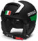 Briko, HELMET Unisex adulto, MATT BLACK-WHITE, S