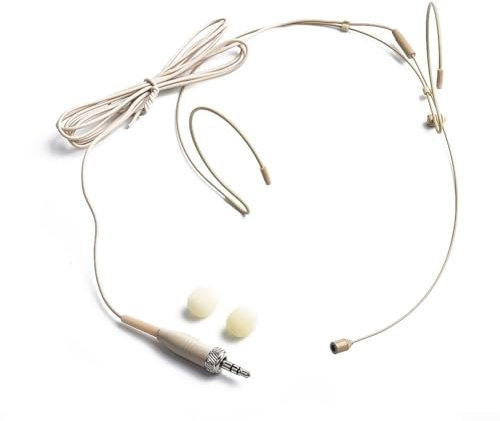 für Headset-Mikrofon, kabelloses Doppel-Ohrbügel, Headset-Mikrofon, leicht und bequem, Mikrofon passt für PC Voice Wireless