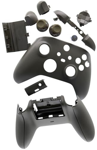 Deal4GO 14-in-1-Gehäuse-Schalen-Set mit Auslöser-Stoßstange, Thumbsticks, Reparatur-Ersatz für Xbox Series X|S Wireless Controller (Green Camo)