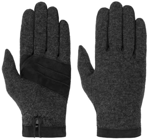 Hestra Ethan Handschuhe Fingerhandschuhe Herrenhandschuhe Herren - Herbst-Winter Winter - 8 HS grau-meliert