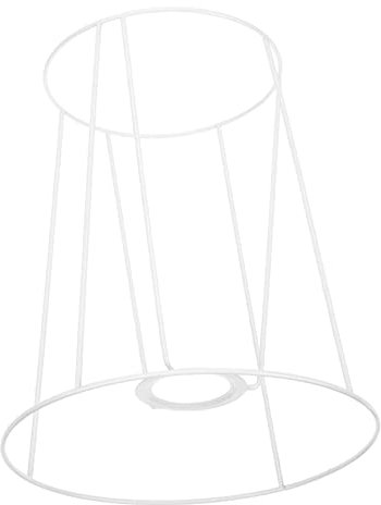 Veemoon DIY Lampenschirmhalterung industrielle Lampe Schreibtischlampe Tischlampen rahmen für lampenschirm selber machen Lampenschirmrahmen selber machen runden Zubehör e27 Eisen