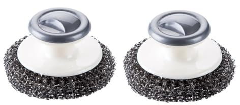 Joselin Edelstahl-Schrubber, Schwere Topfkratzer mit, Reinigungsbürste zum Abwaschen Von Geschirr