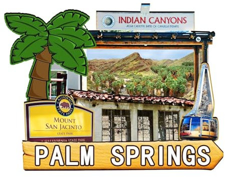 Orlaybar Palm Springs California (CA) Amerika, dekorativer Magnet, 3D-Kühlschrank, Stadt, Reise, Souvenir, Touristengeschenke, handgefertigtes Handwerk, Kühlschrankmagnet, Heimdekoration -64
